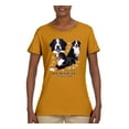 thumbnail image 2 of If It's Not a Bernese It's Just a Gift | Womens Lover Graphic T-Shirt, Gold, Small, 2 of 3