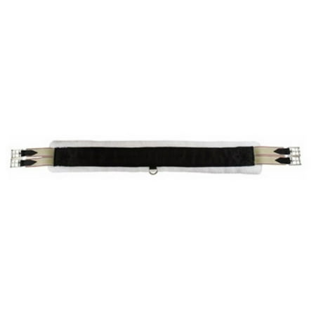 Henri de Rivel Synthetic Fleece Girth-Black