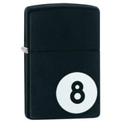 Zippo Eight Ball Black Matte Pocket Lighter