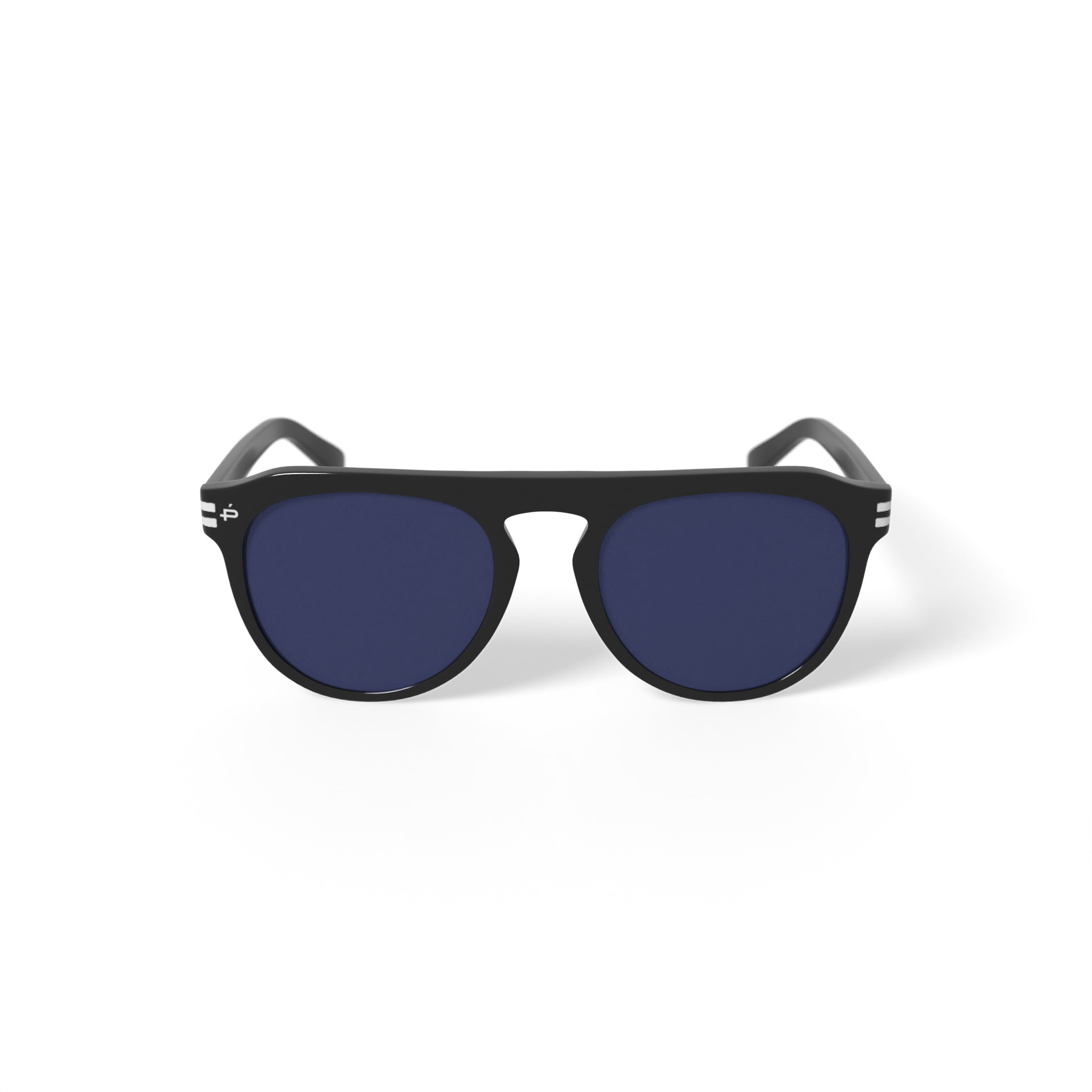Prive Revaux Unisex Rx'able Fashion Polarized Sunglasses,'The Bobby', Aviator, Black, 52-20-140