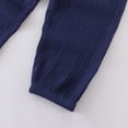 thumbnail image 6 of NIEWTR Baby Boy Summer Set Short Sleeve Crew Neck T-Shirts and Elastic Waist Shorts 2Pcs Pajamas & Dailywear Set (6-12 Months,Navy), 6 of 6