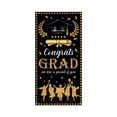 thumbnail image 2 of Clearance Sale！Graduation Party Decorations Gold Blue Congrats Grad Banner Clof 2025 Graduation Banner Supplies for 2025 High School College Students Graduation Party Large Backdrop Decor,Black, 2 of 7