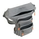 thumbnail image 2 of Riñonera para hombre Strade Fareast Limited bolsa de cadera impermeable artesanal Gris, 2 of 8