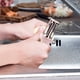 thumbnail image 3 of Fiudx Pelador de Tres Hojas, Cuchillas de Acero Inoxidable, Mango Ergonómico Antideslizante, Cortador de Verduras y Frutas, Herramienta de Cocina Multifunción, Fácil de Transportar, Perfecto para El, 3 of 7