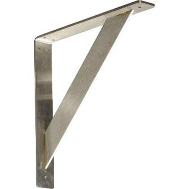 Ekena Millwork BKTM02X14X14TRSS Support Traditionnel 2 Po L x 14 Po P x 14 Po H - Acier Inoxydable