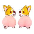 thumbnail image 1 of Anti-Scratch Door Protector, Cute Cartoon Butt Car Sticker, Anti-Scratch Funny Cute Soft Butt Bumper Strip, 1 of 8
