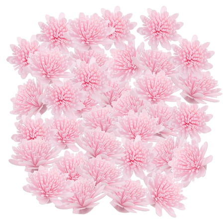 100 Pieces Pink PE Diffuser Flowers for Decoration with Car and Gardenia Scented Oil Aromatherapy