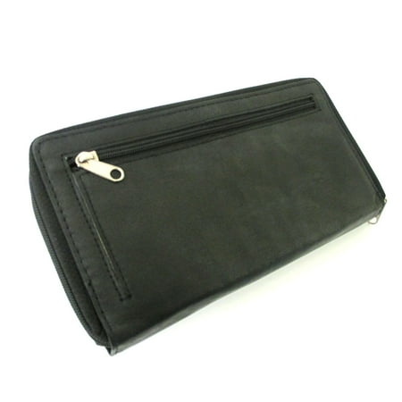 - Womens Leather Wallet Lady Zipper Clutch Coin Phone Purse Credit Cards Holder !