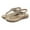 Beige, variant on Shoes for Women Rhinestone Casual Wear Cute Flat Sandals Beach Dressy T-Strap Thong Sandals With Comfortable Plantar Fasciitis Arch Support(Size:36-42)