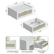 thumbnail image 2 of Mesita de noche flotante AEPOALUA de pared con cajón blanca, 2 of 9