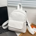 thumbnail image 4 of MUSOIE Mini Corduroy Backpack Purses for Women Cute Travel Backpack Small Daypack Shoulder Bag, 4 of 8