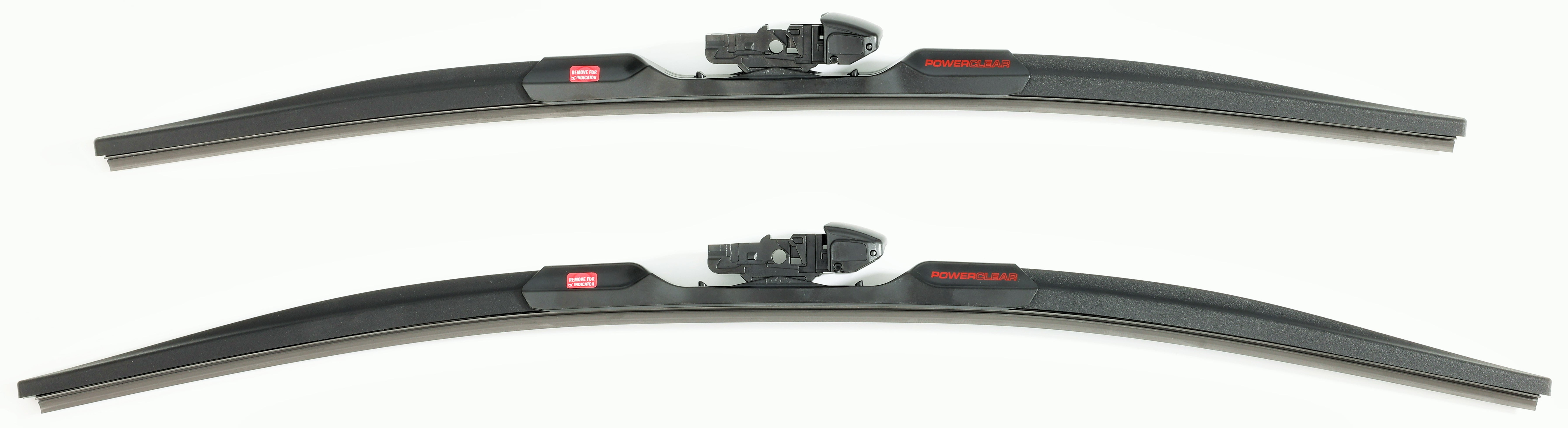 PowerClear by PowerStop PCK-2220-2 Front 22" + 20" Windshield Wiper Blade Set Pinch Tab For Ford Mustang [Model Specific]