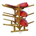 thumbnail image 3 of 6-place Log Kayak Rack Natural, 3 of 4