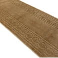 thumbnail image 3 of Custom Size Anti-Slip Machine Washable Soft Pile Moroccan Trellis Beige Runner Rugs ( 18' x 26"), 3 of 5