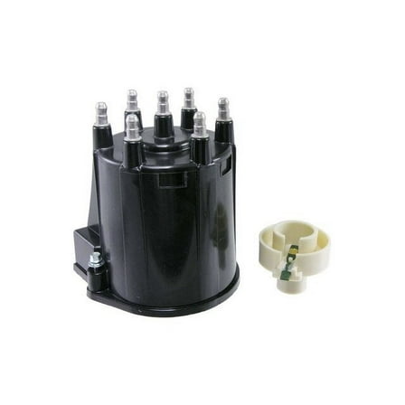 Distributor Cap and Rotor Kit - Compatible with 1988 - 1995 Chevy C1500 4.3L V6 1989 1990 1991 1992 1993 1994