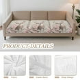 thumbnail image 5 of TSOVTHRID Deer Elk Cherry Blossom Print Soft Couch Cover for 3 Cushion Sofa Stretch Washable Pet Couch Seat Covers Non Slip Cushion Covers for Couches Sofas with Elastic Band, 24x24 Inch, 5 of 7