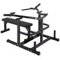 thumbnail image 1 of Chest Press Machine – Adjustable Flat Bench – Heavy Duty Press Rack – Independent Converging Arms & Smooth Bearings – Strength Training – Home Gym, 1 of 8
