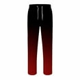 thumbnail image 4 of BRGZLK Boys Pants Gradient Color Loose Sweatpants Open Bottom Casual Elastic Waist Sport Joggers Pants with Side Pockets Coffee 12-13 Years, 4 of 5