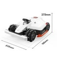 thumbnail image 6 of Mammotion LUBA 2 AWD 3000X Robotic Lawn Mower - Climbs 80% Slopes,With 4G,Wire-Free Reception 0.75, Max 0.9 Acre Coverage, 1.0"-2.7" Adjustable Cutting Height, 6 of 10