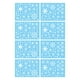 thumbnail image 2 of 480 pegatinas blancas de copos de nieve para ventana | Pegatinas y calcomanías navideñas para vidrio, espejos y azulejos | Decoración de PVC con copos de nieve para el hogar, el dormitorio y la sala, 2 of 8
