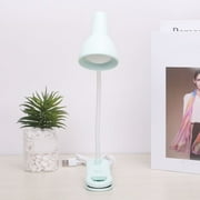 Zoomable LED Reading Lights for Bed Headboard, Clip on Spotlight Lamp, Dorm Bed, Dimmable USB Clamp Book Light with Flexible Gooseneck 3 Lighting Modes Portable Book Lamp(Green)