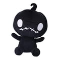 thumbnail image 1 of Peluche de calabaza para Halloween, accesorio fotográfico, almohada creativa de calabaza. Negro, 1 of 9