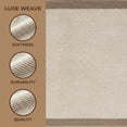 thumbnail image 3 of Unique Bargains Soft Highly Absorbent Cotton Striped Bath Towel 2 Pack Brown/Red 55"x28", 3 of 8