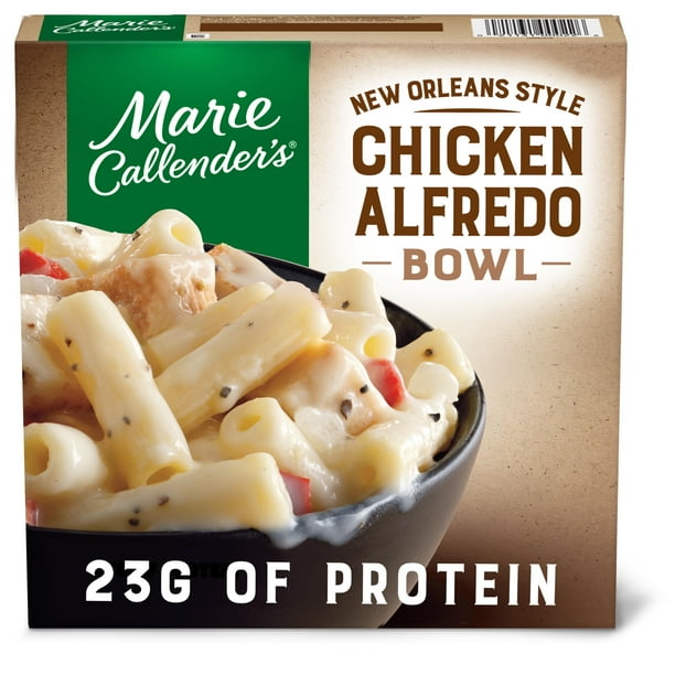 Marie Callender's Frozen Meal, New Orleans Style Chicken Alfredo Bowl, 11 oz. - Walmart.com ...