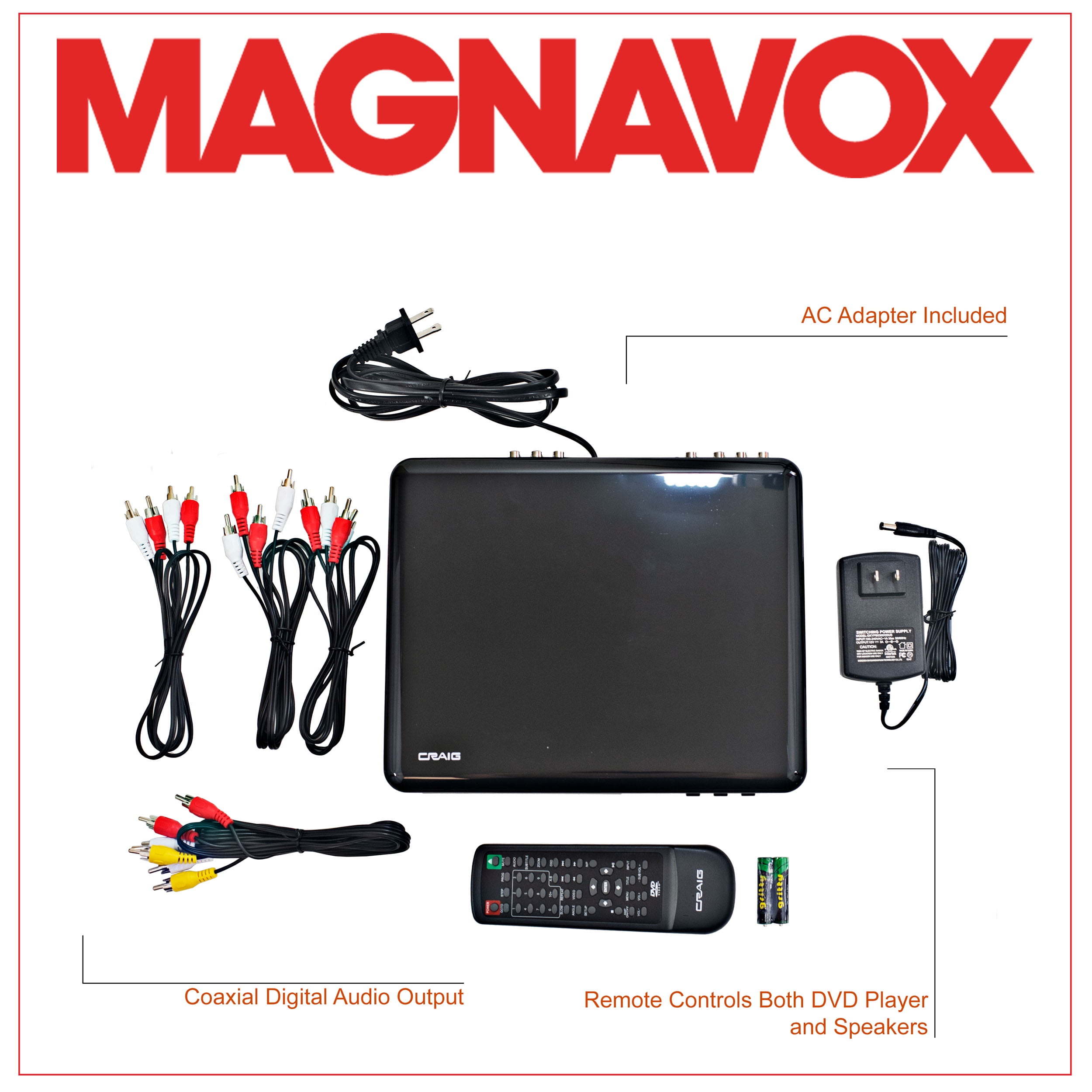 Craig Electronics Adaptador y ratón HDMI para Smart TV (CVD601)