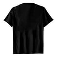 thumbnail image 6 of YDFCWXW Ladies Halloween Chest Skeleton Hand Print Crew Neck Short Sleeved T Shirt Top Women Active Shirts Black, M, 6 of 7