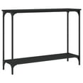 thumbnail image 4 of vidaXL Console Table Black 101x30.5x75 cm Engineered Wood, 4 of 5
