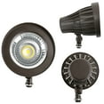 thumbnail image 4 of GKOplus 20W Bullet/Round Outdoor Spotlight, 20° Narrow Beam Angle Light, 2400 Lumens Aluminum Waterproof Flag Pole Light, 4000K Cool White, 120-277V AC, UL Listed and DLC Qualified, 5 Years Warranty, 4 of 6