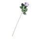 thumbnail image 1 of Elegante ramo de rosas artificiales para decoración de jardín, interior y exterior. Morado claro, 1 of 8