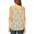 thumbnail image 2 of Doge Meme Funny Juniors Flowy Side Slit Tank Top Multi MD, 2 of 2
