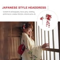 thumbnail image 4 of Raindrops 1Jgo Adorno Floral Rojo Para Estilo Japonés Ideal Para Cosplay Y Eventos, 4 of 4