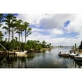 thumbnail image 3 of Hausenflock, Alan 24x17 Black Modern Framed Museum Art Print Titled - Small Harbor I, 3 of 5