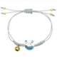 thumbnail image 1 of Pulsera tejida de hilo estilo chino con diseño de gato, ajustable, para mujeres y adolescentes (azul), 1 of 5