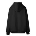thumbnail image 6 of BRDFRL Girls Zip Up Hoodies Teen Fleece Full-Zip Sweatshirts Jacket Casual Fall Hoodie with Pocket Black XL, 6 of 6