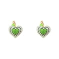 thumbnail image 3 of Langgg Keyring Keyholder DIY Small Decorative Purse Pendent Multipurpose Sweet Gift Workmanship Bag Decor Heart Keychain Light Green 2Set, 3 of 6