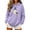 Purple, variant on Sweatshirts for Women Halloween Printed Long Sleeve Hooded Sweatshirt