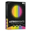 Astrobrights Color Cardstock, 8.5" x 11", 65 lb./176 Gsm, Happy Assortment, 250 Sheets (21004-01)