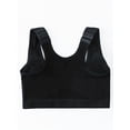 thumbnail image 3 of Women‘s Front Buckle Wireless Sports Bra - Comfy & Breathable Push Up Anti-Sagging Tank Bra, 3 of 7