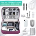 thumbnail image 3 of Bolsa organizadora de cables de viaje YOUBDM impermeable con gran capacidad, 3 of 7
