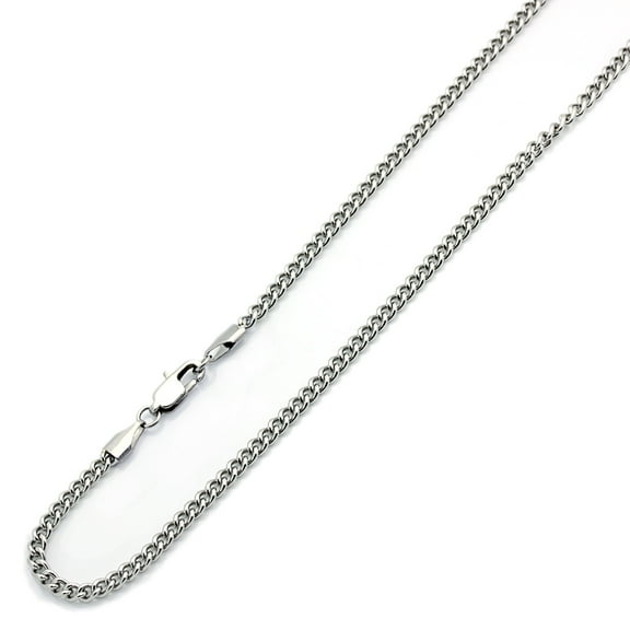 3.5mm Stainless Steel Chain Necklaces Cuban Link Curb Chain ( Available Length 18",20",24",30")