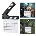 thumbnail image 2 of MANNYA Small Clapperboard Acrylic Clapper Board for Film Production and Video Creation 15x16.50CM Surfaces, 2 of 9