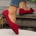 thumbnail image 6 of CHICVOMEY Pointed Toe Flats for Women Flats with Bow Comfortable Slip on Ballet Flats for Causal & Dress Shoes, 6 of 8