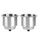 thumbnail image 2 of Bebidas 2 Uds Estante Para Bebidas De Acero Inoxidable Plateado Portabotellas Soporte Para Tazas Suministros Para Barcos, 2 of 7