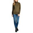 thumbnail image 5 of KOGMO Womens Solid Long Sleeve Turtleneck Knit Sweater (S-XL), 5 of 6