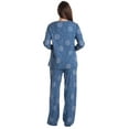 thumbnail image 3 of Just Love Womens Ultra Soft Pajamas for Women  (Brushed Navy Astro Sky, Small), 3 of 3
