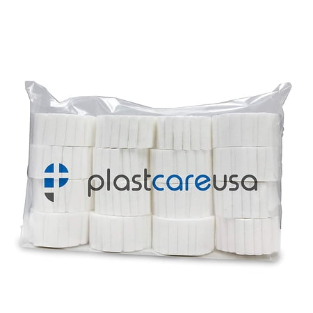 800 Dental Gauze Rolls, Cottons Pads for Dentists, Rolled Cotton Ball, Nose Plugs for Kids & Adults, Nosebleed Kit Accessories, Mouth Gauze, Non-Sterile, 1.5" (Pack of 800) - PlastCare USA